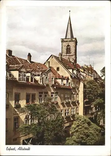 Erfurt Altstadt Kirchturm Kat. Erfurt