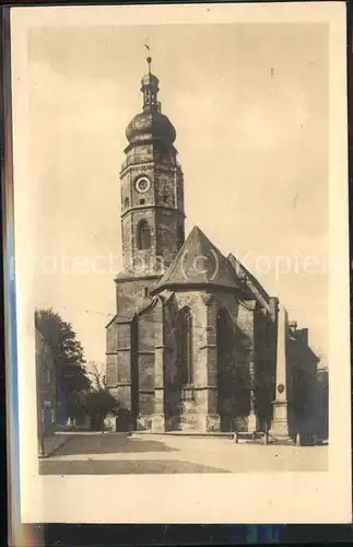 Buttstaedt Kirche mit Kriegerdenkmal Kat. Buttstaedt