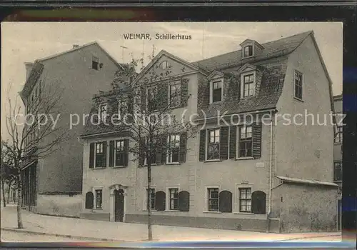 Weimar Thueringen Schillerhaus / Weimar /Weimar Stadtkreis