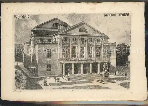 Weimar Thueringen Nationaltheater / Weimar /Weimar Stadtkreis