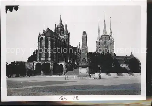 Erfurt Dom mit Severikirche Kat. Erfurt