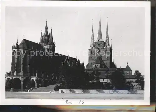 Erfurt Dom mit Severikirche Kat. Erfurt