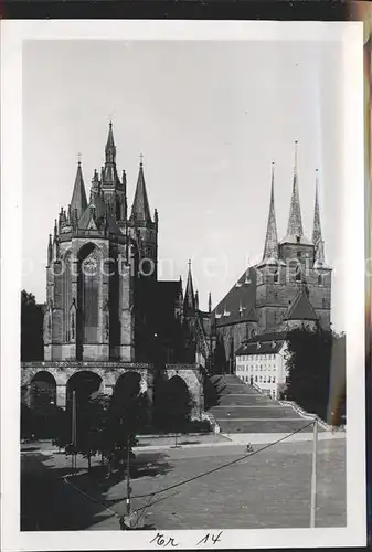 Erfurt Dom mit Severikirche Kat. Erfurt