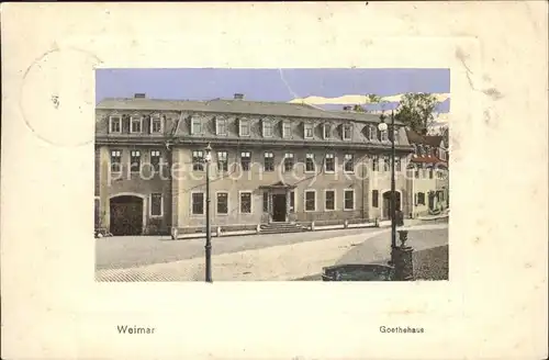 Weimar Thueringen Goethehaus / Weimar /Weimar Stadtkreis