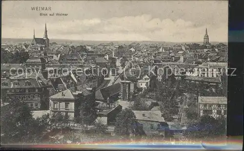 Weimar Thueringen Stadtblick / Weimar /Weimar Stadtkreis