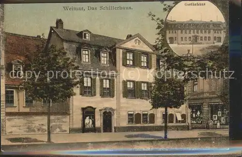 Weimar Thueringen Schillerhaus Goethehaus / Weimar /Weimar Stadtkreis