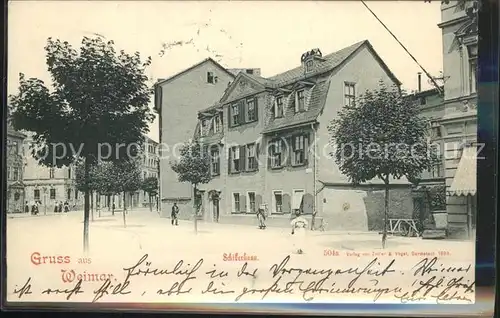 Weimar Thueringen Schillerhaus / Weimar /Weimar Stadtkreis