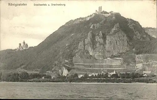 pw30630 Koenigswinter Drachenfels Drachenburg Kategorie. Koenigswinter Alte Ansichtskarten