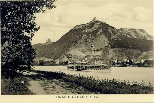 we73897 Koenigswinter Drachenfels Dampfer * Kategorie. Koenigswinter Alte Ansichtskarten