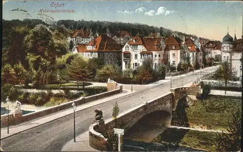 Erfurt Hohenzollernbruecke Kat. Erfurt