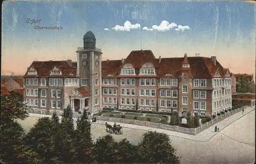 Erfurt Oberrealschule Kat. Erfurt