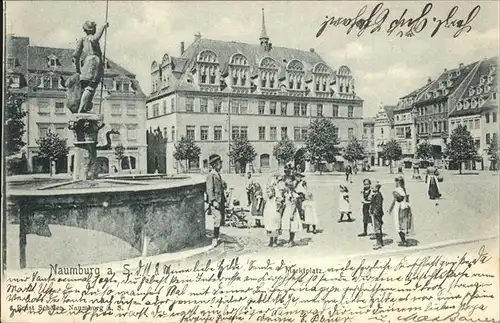 Naumburg Saale Marktplatz Kat. Naumburg