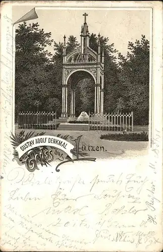 Luetzen Gustav Adolf Denkmal Kat. Luetzen