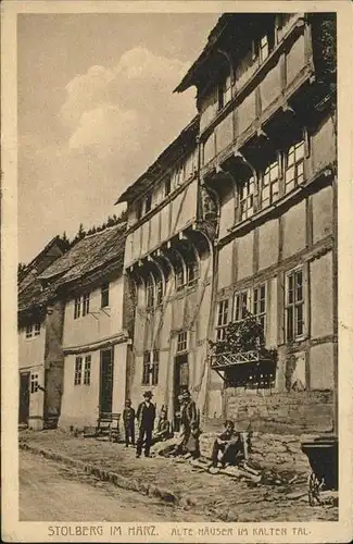 Stolberg Harz Alte Haeuser Klaten Tal Kat. Stolberg Harz