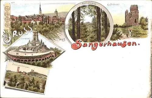 Sangerhausen Suedharz Kyffhaeuser Denkmal  Kat. Sangerhausen
