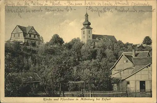 Moebisburg Kirche Pfarrhaus Kat. Erfurt