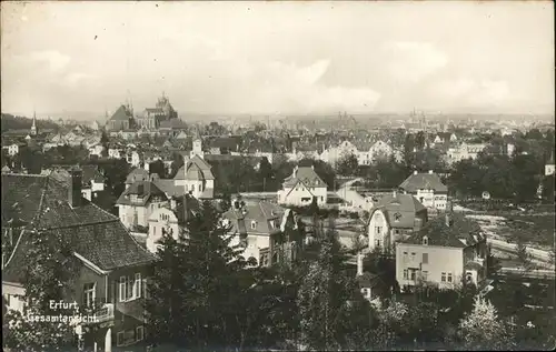 Erfurt Gesamtansicht Kat. Erfurt