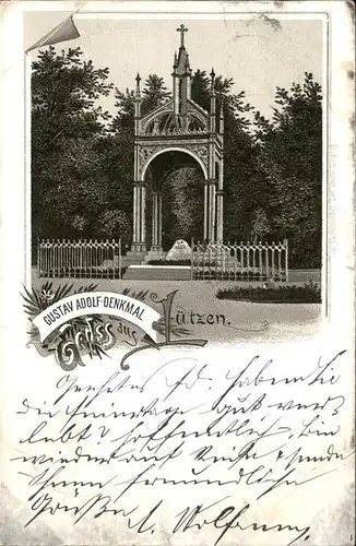 Erfurt Gustav Adolf Denkmal Kat. Erfurt