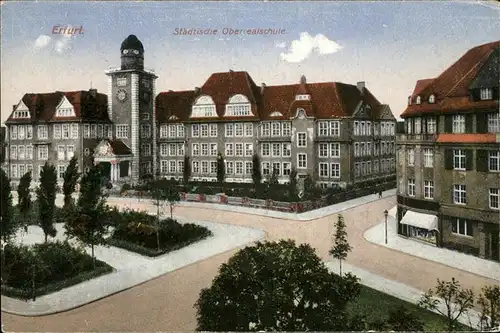 Erfurt Staedtische Oberrealschule Kat. Erfurt