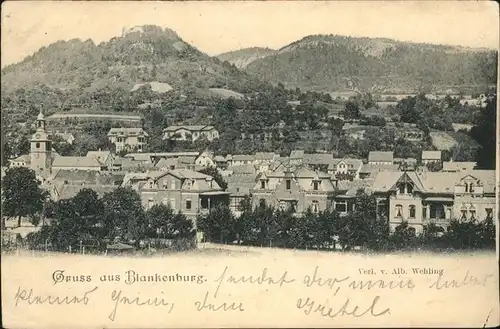 Blankenburg Harz Stadt Kat. Blankenburg