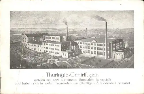 Naumburg Saale Thuringia Centrifugen Fabrik Kat. Naumburg