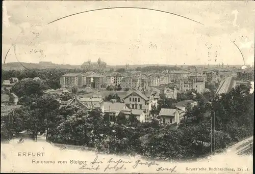 Erfurt Panorama Steiger Kat. Erfurt