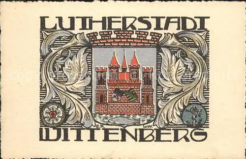 Wittenberg Lutherstadt Lutherstadt Wappen / Wittenberg /Wittenberg LKR