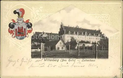 Wittenberg Lutherstadt Lutherhaus Ruestung Ritter Wappen / Wittenberg /Wittenberg LKR