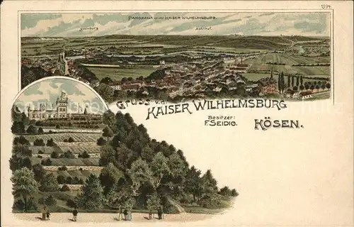 Bad Koesen Kaiser Wilhelmsburg  Kat. Bad Koesen