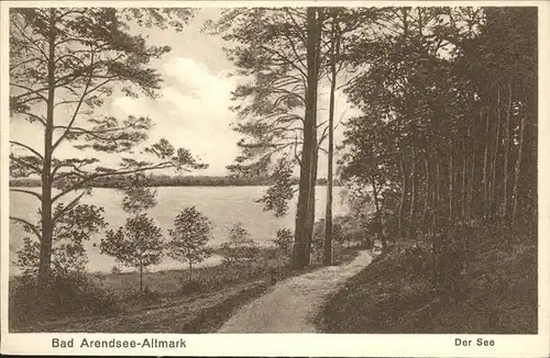 Arendsee Altmark Der See Kat. Arendsee