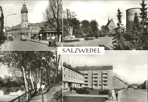 Salzwedel Burggarten Am Pfefferteich Strasse der Jugend Kat. Salzwedel