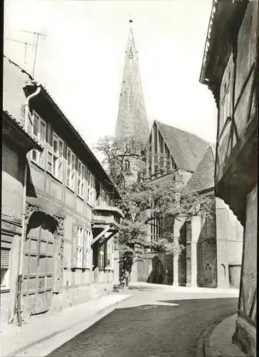 Salzwedel Schmiedestrasse Marienkirche Kat. Salzwedel