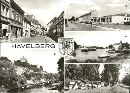 Havelberg Ernst Thaelmann Strasse Dom Stadtgraben Campinginsel Kat. Havelberg