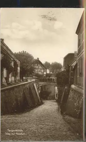 Tangermuende Weg zur Rossfurt Kat. Tangermuende