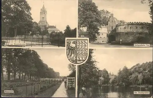 Gardelegen Nicolaikirche Salzwedeler Tor Rosarium Am Stadtgraben Kat. Gardelegen