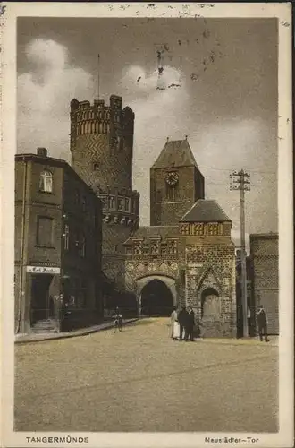 Tangermuende Neustaedter Tor Kat. Tangermuende