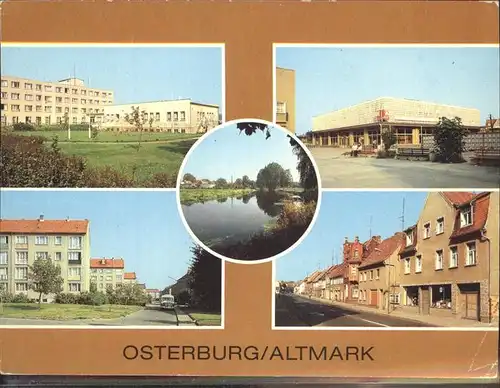 Osterburg Altmark Feierabendheim An der Biese Karl Liebknecht Strasse Strasse des Friedens Kat. Osterburg Altmark