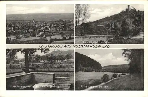 Volkmarsen Kugelsburg Am Sauerbrunnen Kat. Volkmarsen