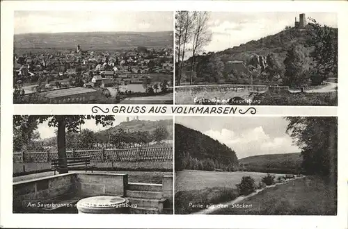Volkmarsen Erpbruecke Kugelsburg Am Sauerbrunnen Kat. Volkmarsen