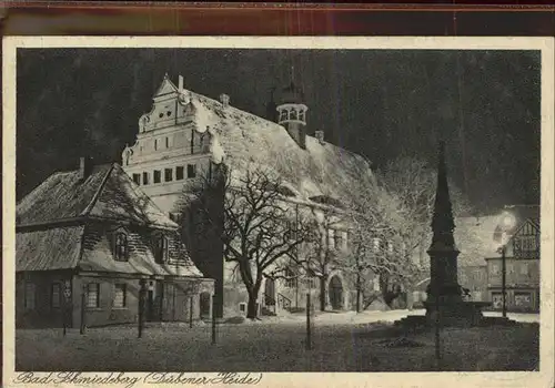 Bad Schmiedeberg Rathaus Nachtaufnahme