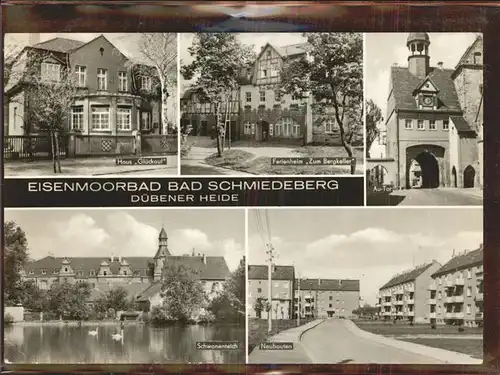 Bad Schmiedeberg Eisenmoorbad Haus Glueckauf Ferienheim Au Tor Schwanenteich