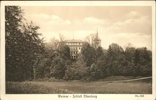 Weimar Thueringen Schloss Ettersburg / Weimar /Weimar Stadtkreis