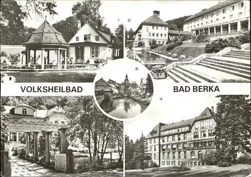 Bad Berka Volksheilbad Goethebrunnen Sanatorium Kat. Bad Berka