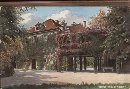 Weimar Thueringen Schloss Tiefurt / Weimar /Weimar Stadtkreis