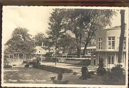 Weimar Thueringen Weimarhalle Parkseite / Weimar /Weimar Stadtkreis