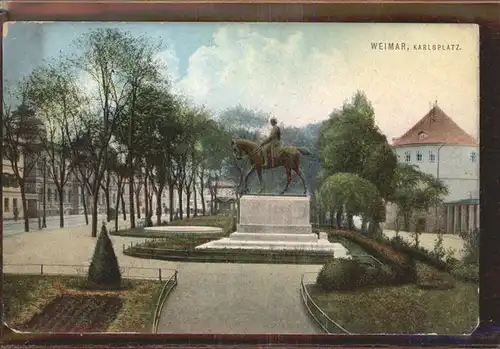 Weimar Thueringen Karlsplatz / Weimar /Weimar Stadtkreis