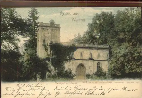 Weimar Thueringen Templerherrnhaus / Weimar /Weimar Stadtkreis