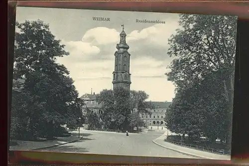 Weimar Thueringen Residenzschloss / Weimar /Weimar Stadtkreis