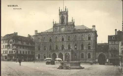 Weimar Thueringen Rathaus / Weimar /Weimar Stadtkreis