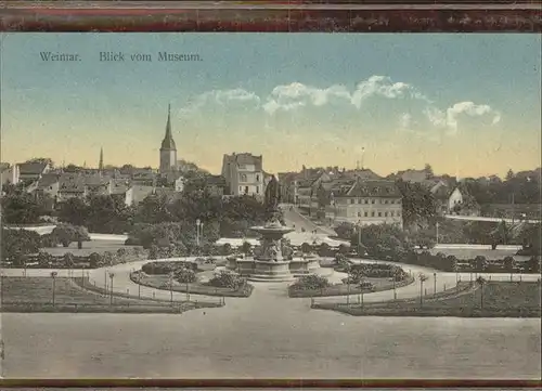 Weimar Thueringen Museumsblick / Weimar /Weimar Stadtkreis